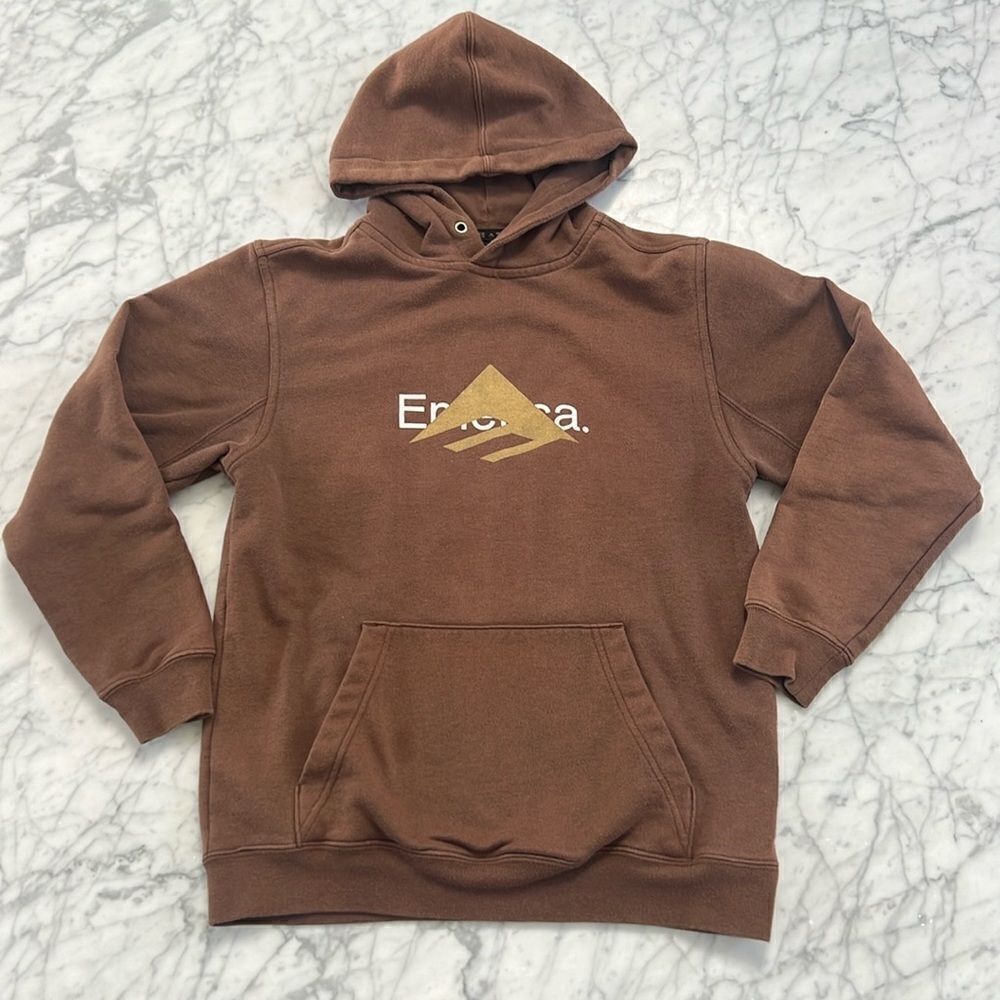 Emerica Unisex Y2K Hoodie VTG Unisex Rare Youth L or Size Small